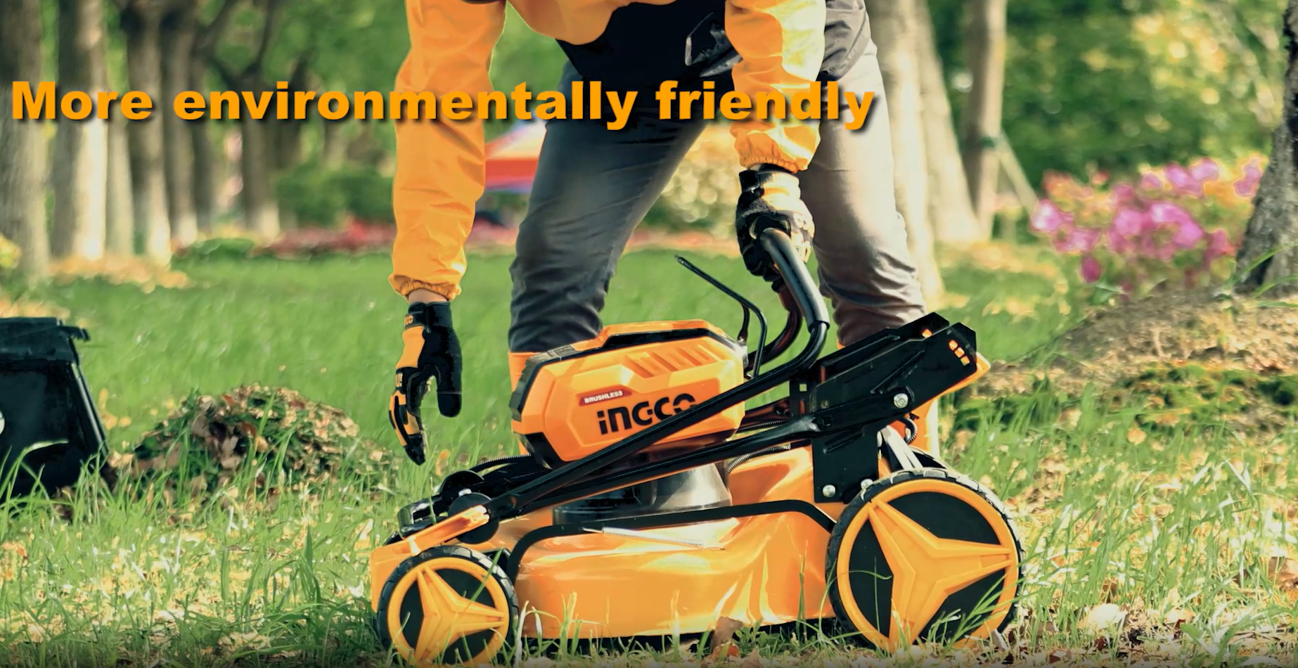 2 INGCO cordless lawn mower